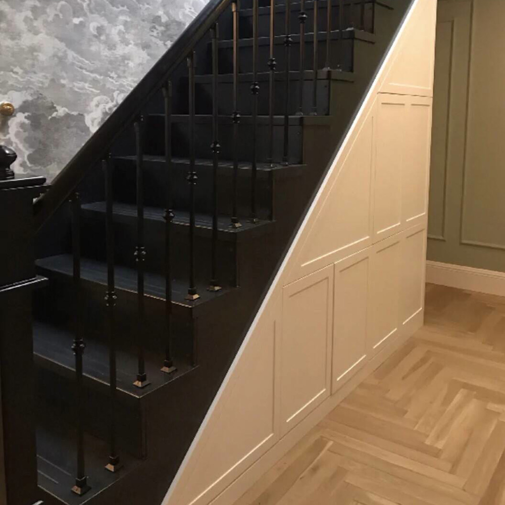 Staircase cabinet